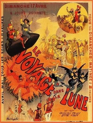 Poster du film 'Le Voyage dans la Lune'