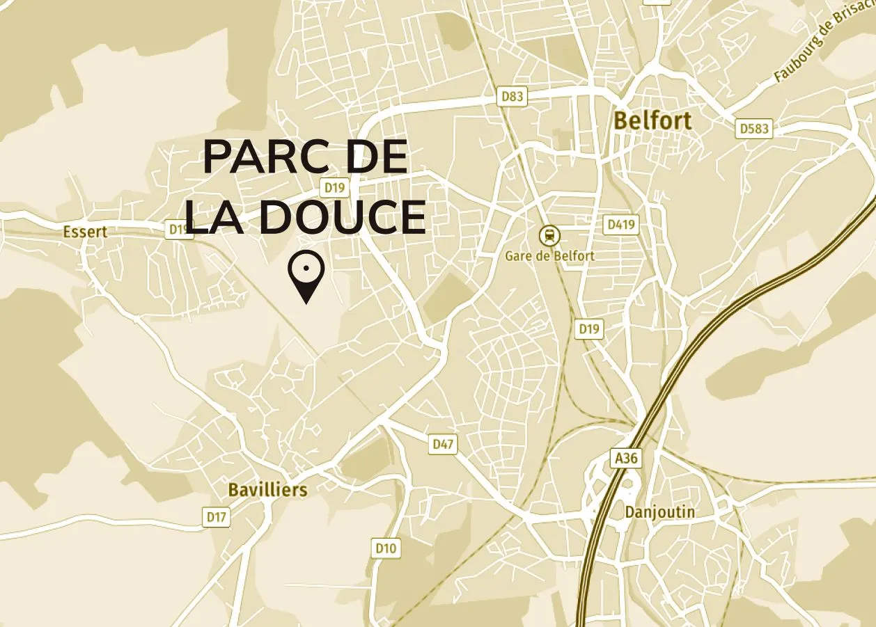 Carte de Belfort